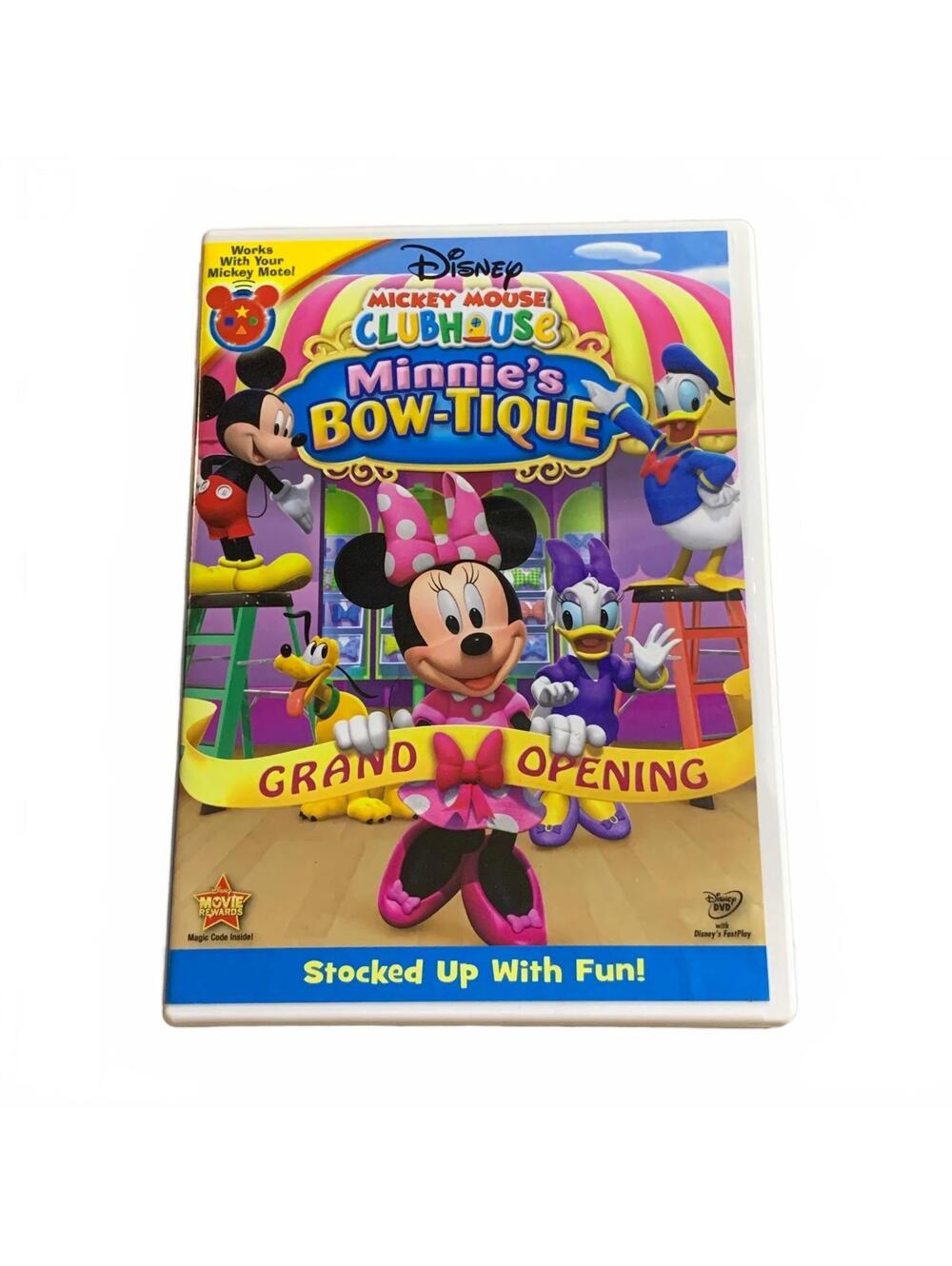 Disney Mickey Mouse Clubhouse Minnie's Bow-Tique Grand Opening DVD 2010